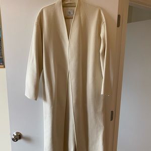 Anine Bing hunter coat in cream, size XS
